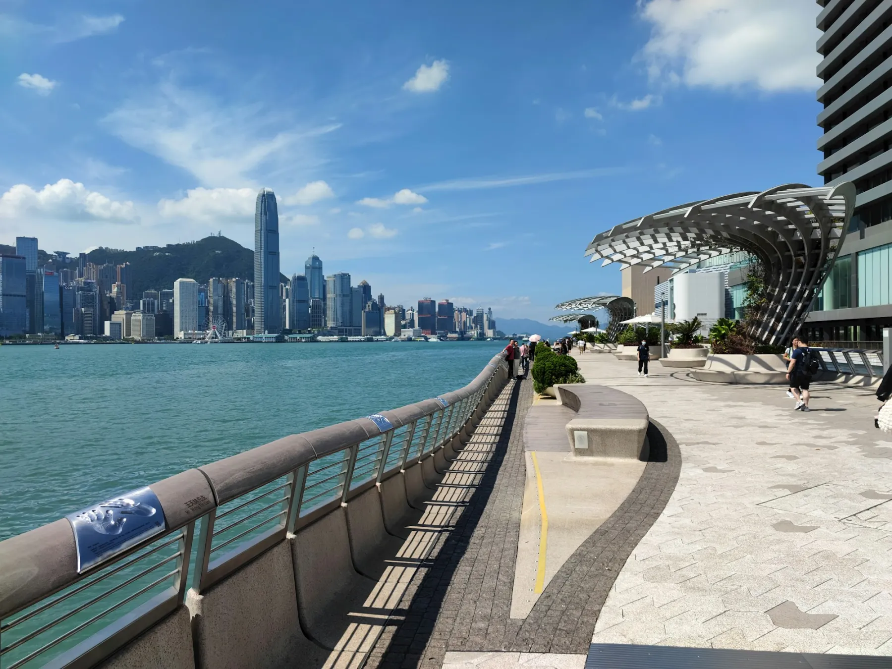 Victoria Harbour looking toward Hong Kong Island