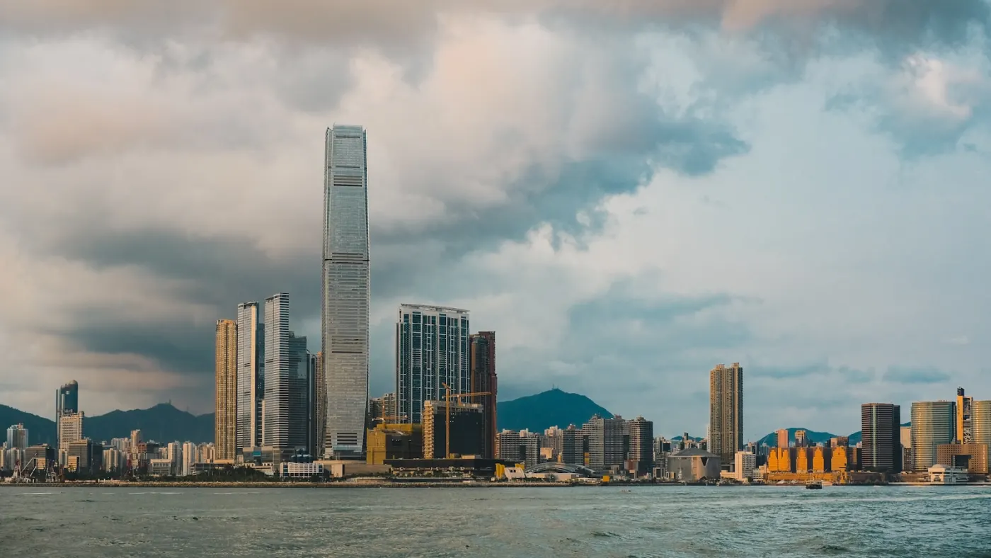Hong Kong skyline from Victoria Harbour